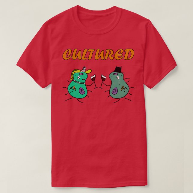 Camiseta Microbe Culturado (Diseño del anverso)