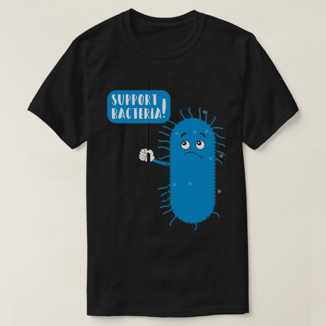 Camiseta Microbe Protesta Apoyo Microbiólogos Microbiólogos (Diseño del anverso)