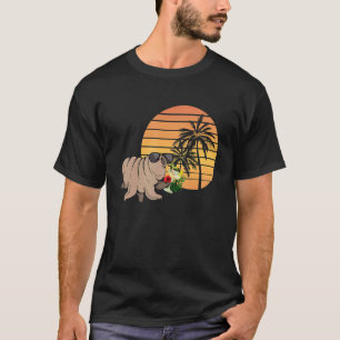 Camiseta Microbi de Sunset Retro de Oso de Agua Tardigrado