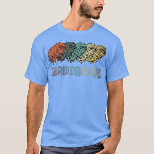 Camiseta Microbio tardío de ciencia del osito de agua retro