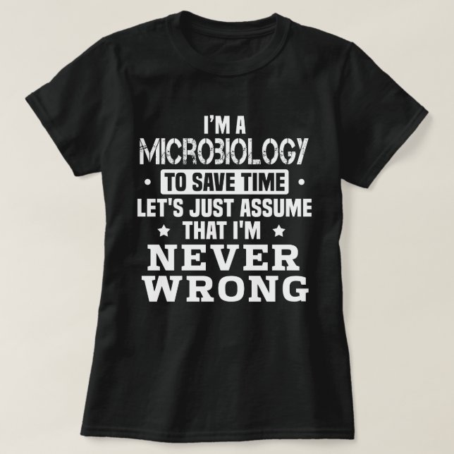 Camiseta Microbiología (Diseño del anverso)