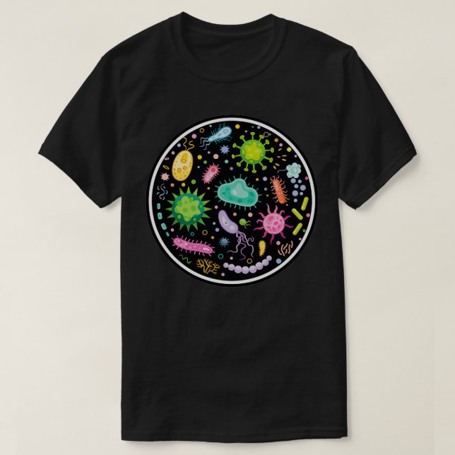 Camiseta Microbiología 30 (Diseño del anverso)