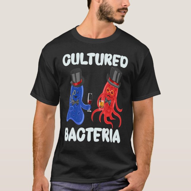 Camiseta Microbiología bacteriológica Biología Ciencia Punn (Anverso)