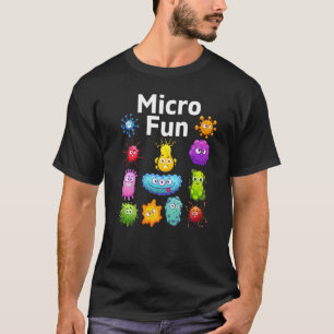 Camiseta Microbiología Ciencia Microbiología Aprendizaje di