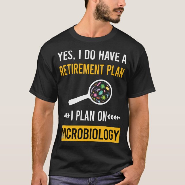 Camiseta Microbiología de jubilación Microbiólogo (Anverso)