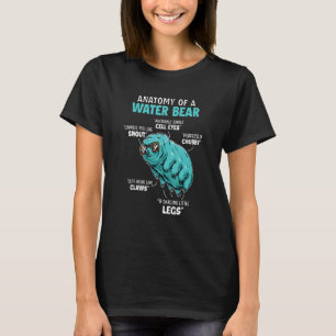 Camiseta Microbiología de la ciencia del osito de agua de a
