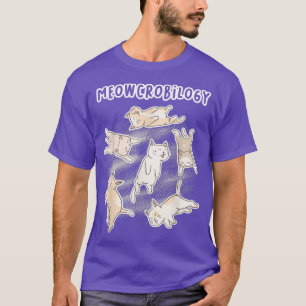 Camiseta Microbiología de la Meowcrobiología Ciencia Gente