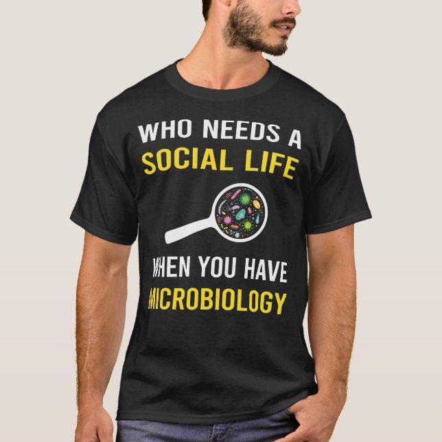Camiseta Microbiología de la vida social (Anverso)