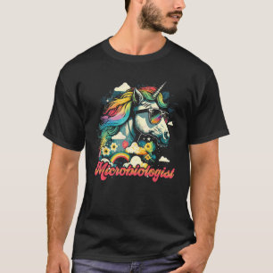 Camiseta Microbiología del microbiólogo del arco iris Unico
