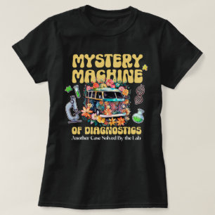 Camiseta Microbiología floral Humor médico Laboratorio de C