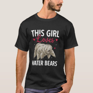 Camiseta Microbiología tardíaca del bioólogo del oso de agu