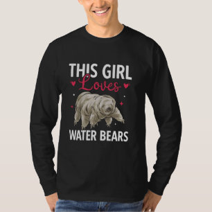 Camiseta Microbiología tardíaca del bioólogo del oso de agu