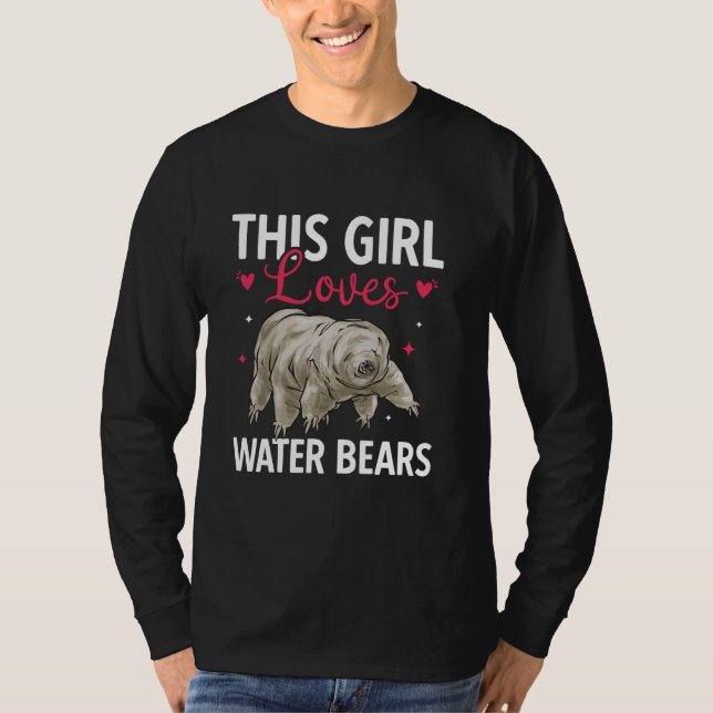 Camiseta Microbiología tardíaca del bioólogo del oso de agu (Anverso)