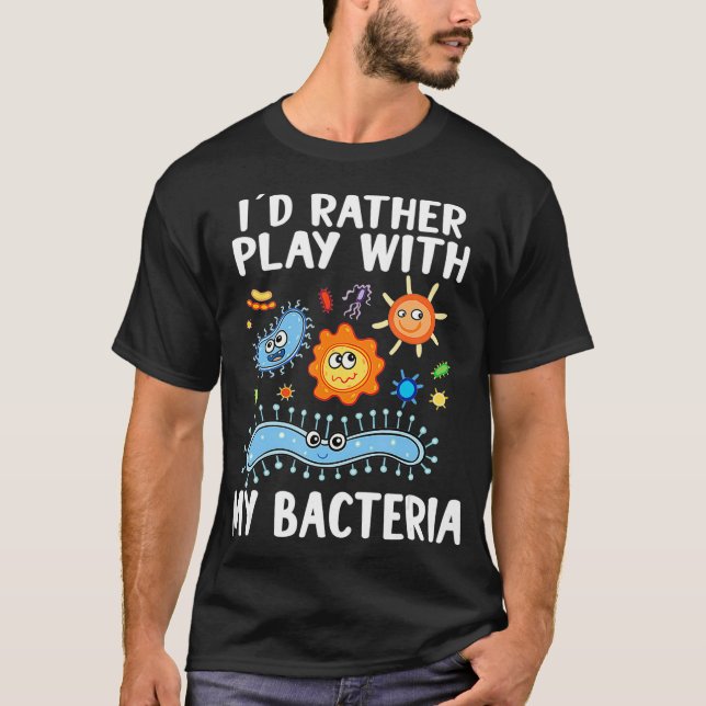 Camiseta Microbiologist Microbiology Lab Staph  play with B (Anverso)