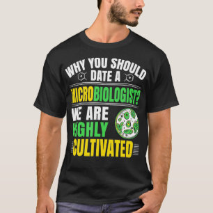 Camiseta Microbiólogo con alto nivel de cultivo