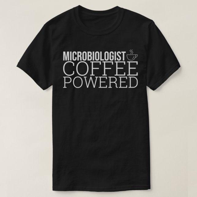Camiseta microbiólogo de coto Microbiológico de café 7 (Diseño del anverso)