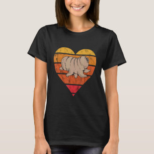 Camiseta Microbiólogo del oso de agua retro-ventilado tardí