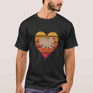 Camiseta Microbiólogo del oso de agua retro-ventilado tardí