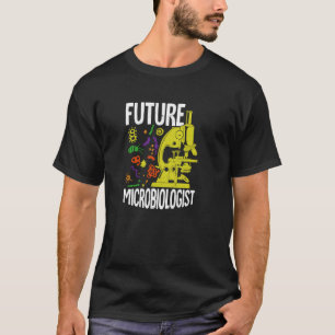 Camiseta Microbiólogo futuro para un estudiante de microbio