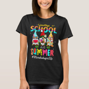 Camiseta Microbiólogo Gnome Escuela de Adiós
