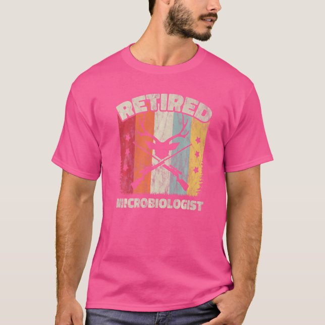 Camiseta Microbiólogo jubilado (Anverso)