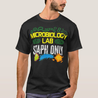 Camiseta Microbiólogo Microbiología Laboratorio Staph Lab S