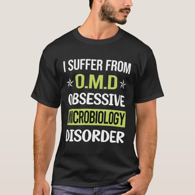 Camiseta Microbiólogo obsesivo de microbiología de amor (Anverso)
