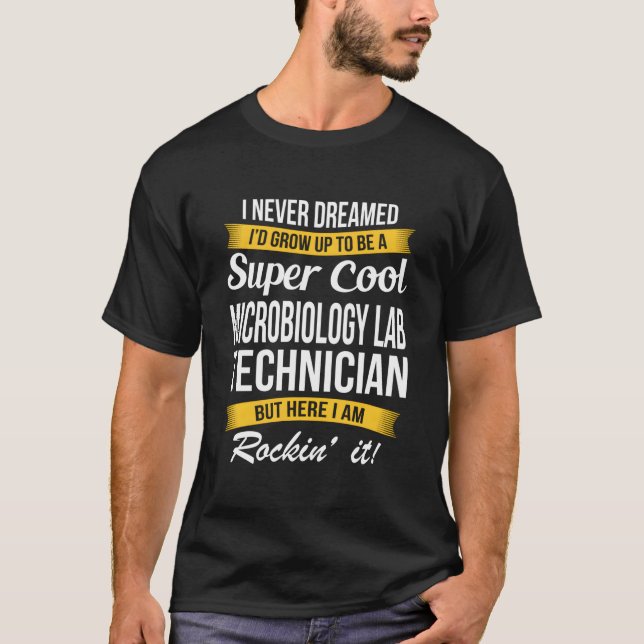 Camiseta Microbiology Lab Technician (Anverso)