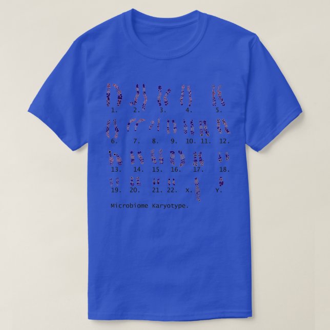 Camiseta Microbiome Karyotype 1 (Diseño del anverso)
