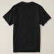 Camiseta Microblando estético, extensiones de pestañas, cof (Reverso del diseño)