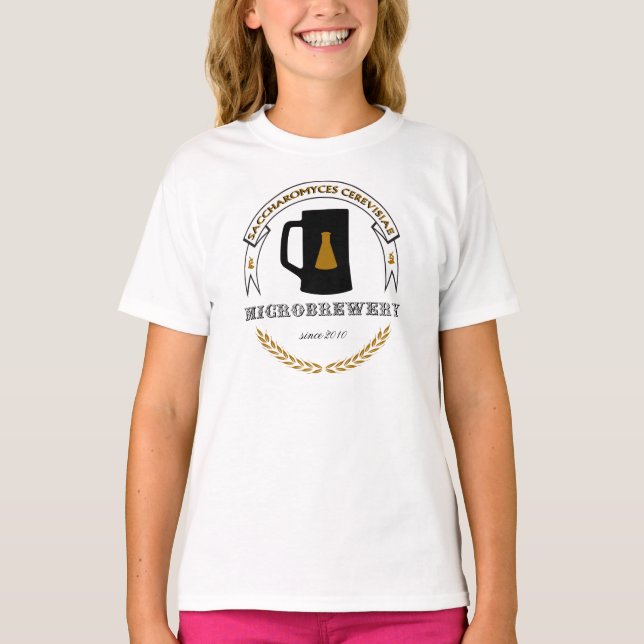 Camiseta Microbrewery de Saccharomyces Cerevisiae (Anverso)