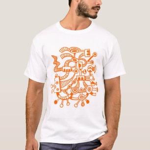 Camiseta Microcosm Macrocosm 02 - Naranja