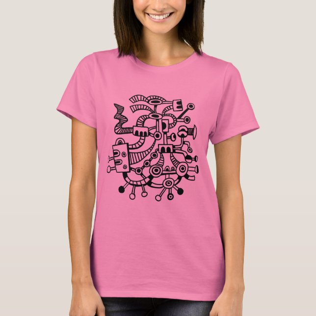 Camiseta Microcosm Macrocosm 02 - Negro (Anverso)