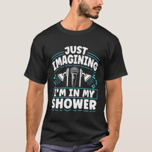 Camiseta Micrófono con canciones de cantante de karaoke sól