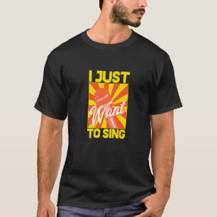 Camiseta Micrófono De Cantante Para Karaoke
