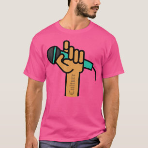 Camiseta Micrófono De Cultura De Rap De Hip Hop De 90
