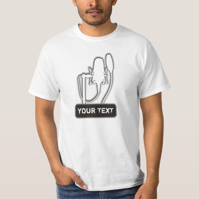 Camiseta Micrófono de estudio (Anverso)