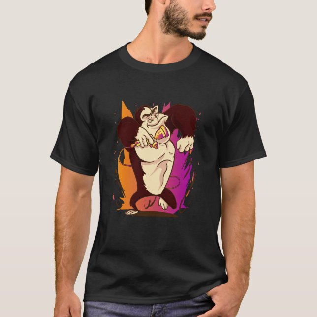Camiseta micrófono de música cantante de karaoke (Anverso)