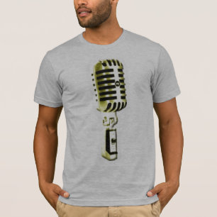 Camiseta Micrófono de oro