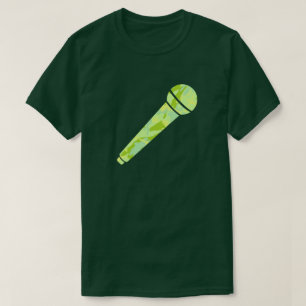 Camiseta Micrófono de patrón de vídeo SpringTime