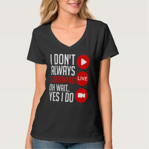 Camiseta Micrófono de video en línea para transmisión de ju