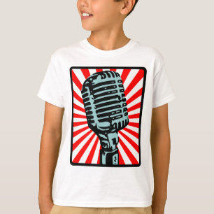 Camiseta Micrófono del vintage de Shure 55S