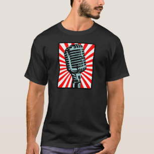 Camiseta Micrófono del vintage de Shure 55S
