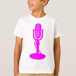 Camiseta Micrófono - Magenta