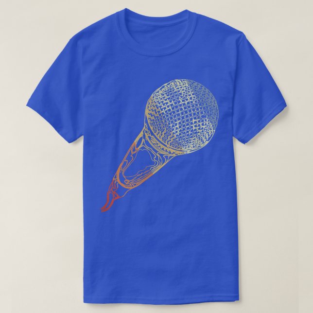 Camiseta Micrófono musical Karaoke Music Lover (Diseño del anverso)