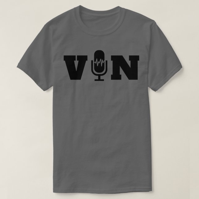 Camiseta Micrófono Vin Scully 12 (Diseño del anverso)