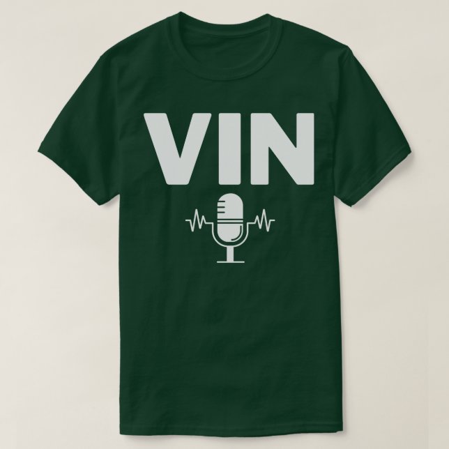 Camiseta Micrófono Vin Scully 14 (Diseño del anverso)