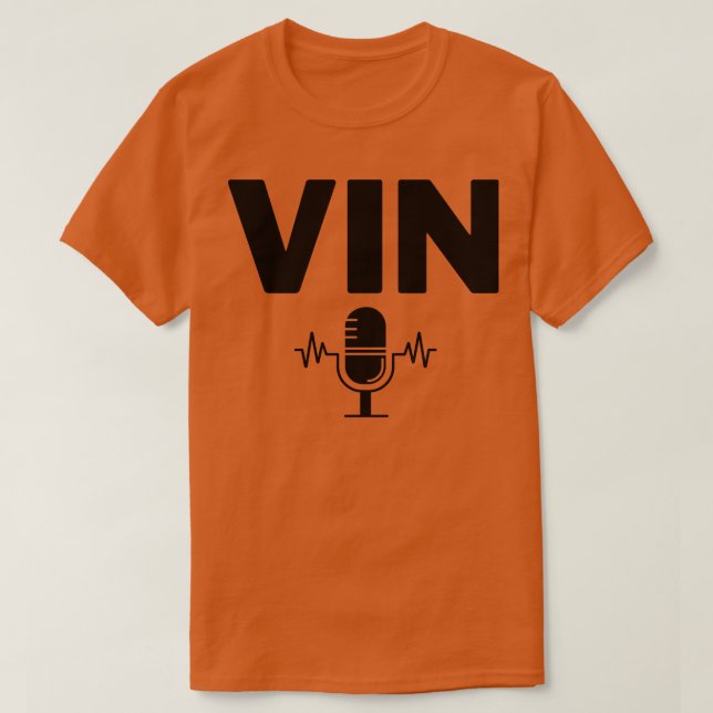 Camiseta Micrófono Vin Scully 17 (Diseño del anverso)