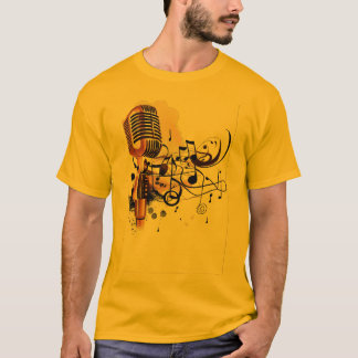 Camiseta Micrófono y rimas