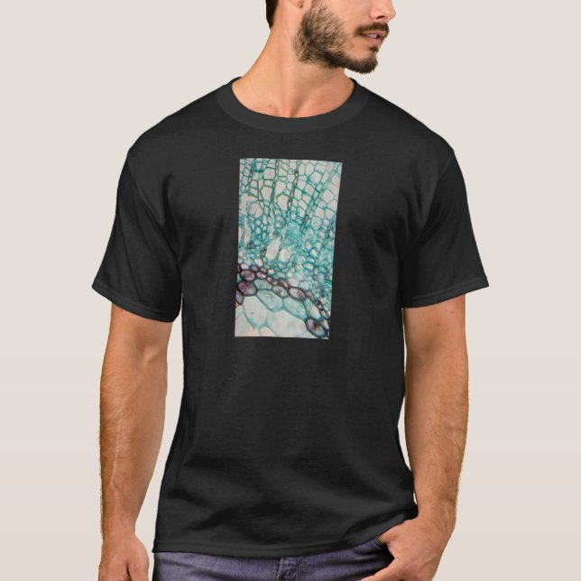 Camiseta micrografía de las células de la planta (Anverso)